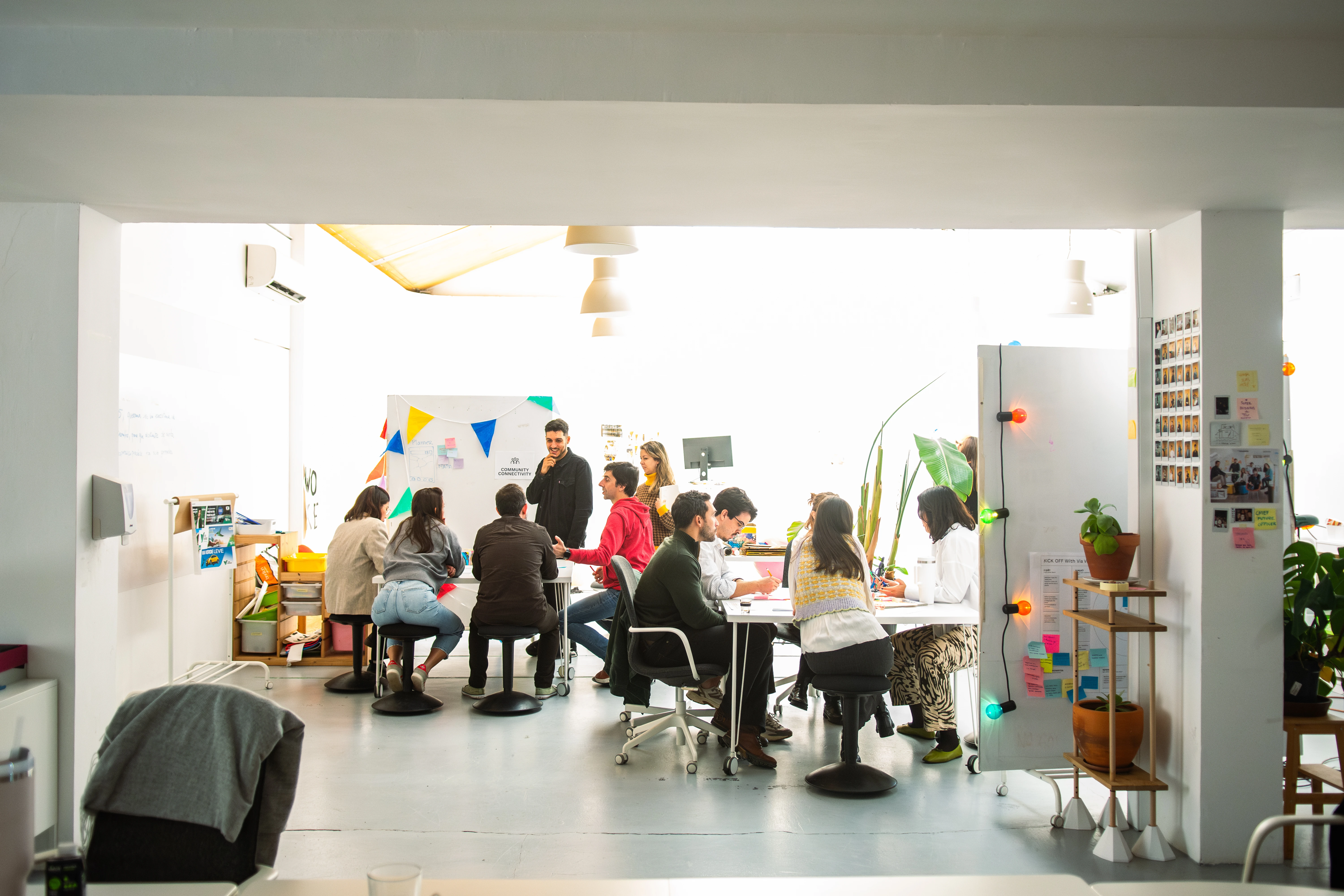 André and the project team during a co-design workshop session with Via Verde.