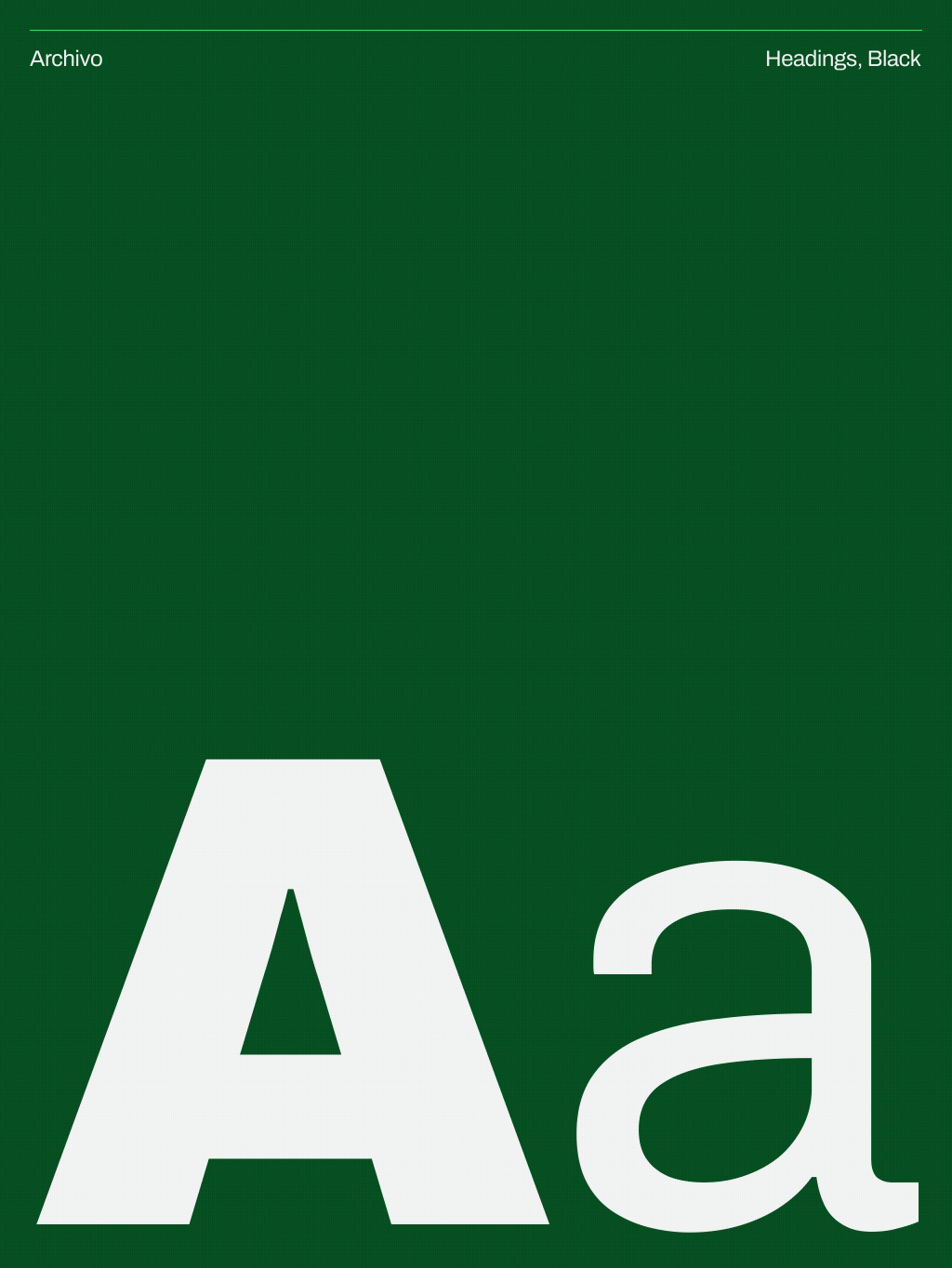 Animation showing the Via Verde app typography system in motion